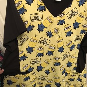 Despicable Me Scrub top